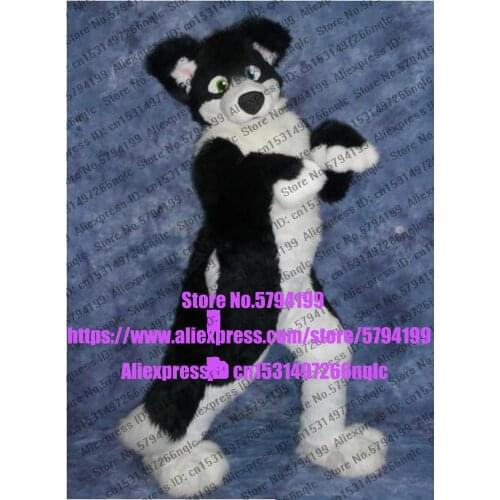 Customized Available REAL PHOTO KJ0028 full sets husky dog Suit fursuit CAT wolf Costume fox Party Carnival Gift