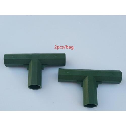 2pcs Durable Plastic Greenhouse Joints for Flower Stands, Furniture, Shelves