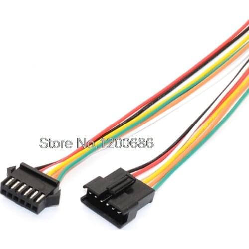 SM 2.54mm 6P Female and Male Connector wire harness 20CM totally