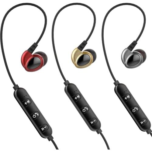 YMDX T2 Sports hifi Bluetooth Headset Headphone V4.2 APTx Wireless Stereo Earphone Binaural Plug