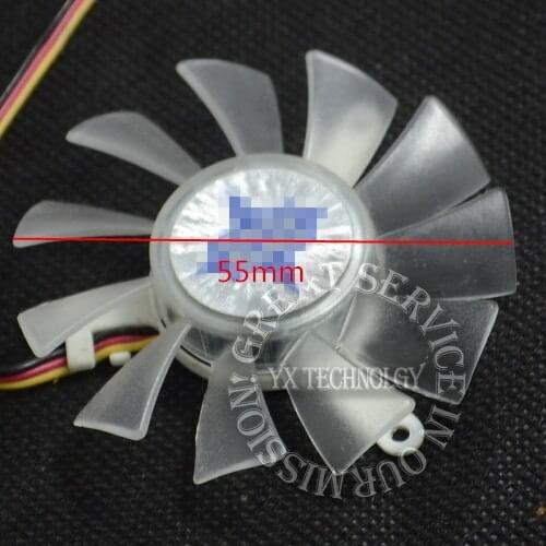 SZYTF video card fanNew Graphics card fan 55mm diameter blades 42mm pitch
