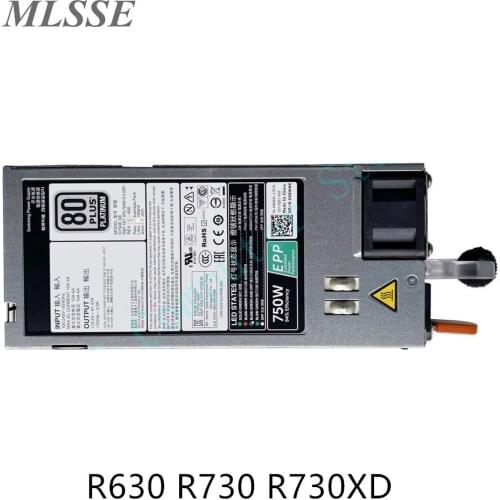 High Quality Original For DELL R630 R730 R730XD 750W Power Supply D750E-S6 0G6W6K G6W6K CN-0G6W6K 100% Tested