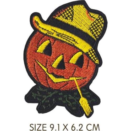 1PCS Cartoon Halloween Witch Owl Punk stlye skull Black heart Patches Badges T-shirt coat Clothing Accessories Patches wholesale