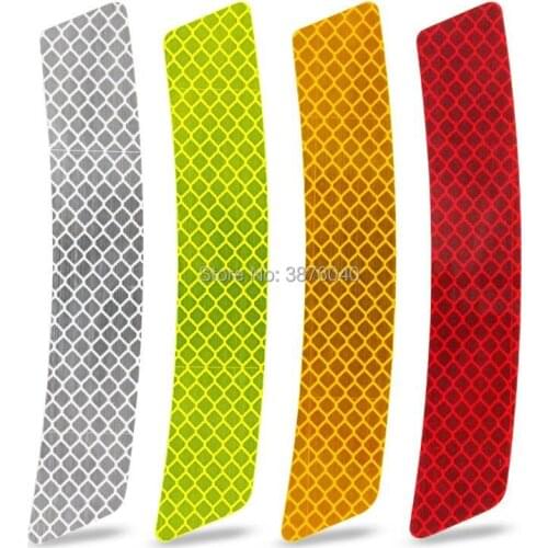 2Pcs Car Reflective Strip Stickers Warning Light Reflector for vw polo passat b5 b6 b7 golf 4 5 6 7 t5 touran Car sticker