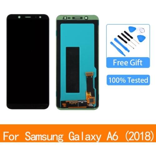 5.6'' Original SUPER AMOLED Replacement for SAMSUNG Galaxy A6 2018 A600 A600F SM-A600FN LCD Touch Screen