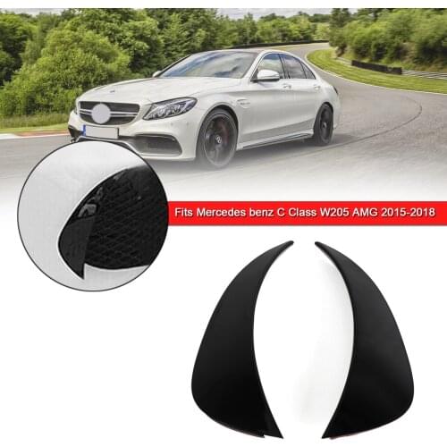 Artudatech Front Bumper Air Vent Outlet Cover Trim Fit For Mercedes Benz W205 C-Class 2015-2018 Car Accessories