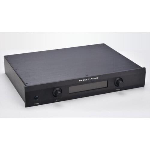 BZ4307 balance Aluminum black Preamplifier Enclosure/DAC Case/Amplifier Chassis Audio amp box