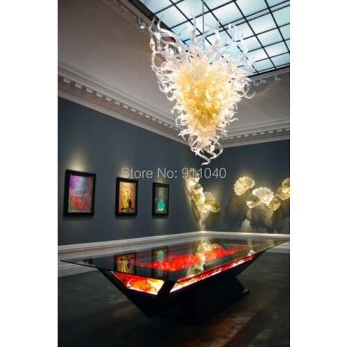 Free Shipping 110/220v AC Led Pretty Glossy White Glass Decorative Lights for Weddings