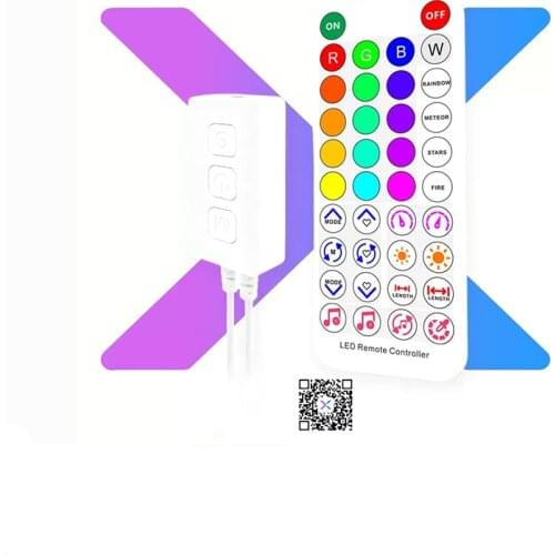 2PCS DC5-24V SP611E Bluetooth-compatible Smart RGB Pixel Music Controller For WS2812B SK6812 WS2811 Addressable Led Strip Light