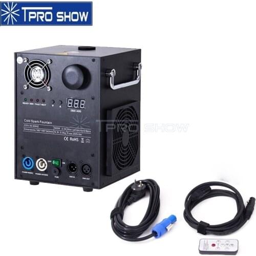 Indoor Fireworks Cold Spark Machine 650W Sparkular Mini Pyro Remote/Dmx Stage Effect Fountain For Wedding Outdoor Smokeless NEW