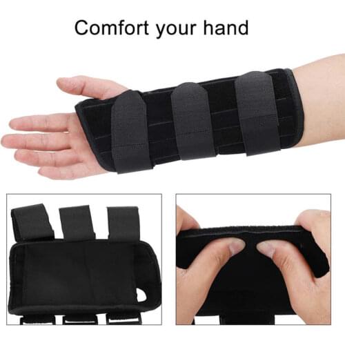 Soft Breathable Wrist Brace Hand Support Protection Sprain Forearm Carpal Splint Arthritis Recovery Braces Supports