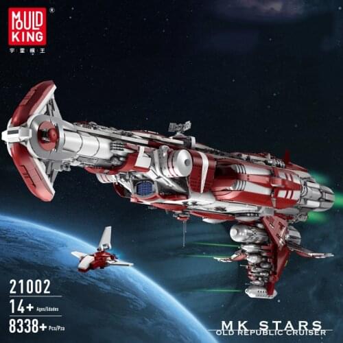 MOULD KING Building Blocks Star Plan The MOC Zenith Old Republic Escort Cruiser Model Ship Assembly Bricks Kids Boys Toys Gifts