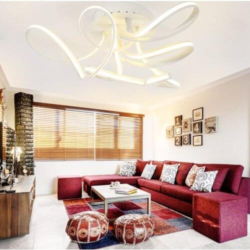 Art shaped LED ceiling lamps home living room bedroom study restaurant lights office commercial lighting Ceiling lights 110-240V