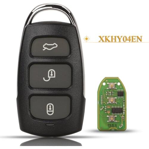 Kutery 4 Buttons Universal Remote Control Car Key For Xhorse VVDI/VVDI 2 For Hyundai Fob XKHY04EN
