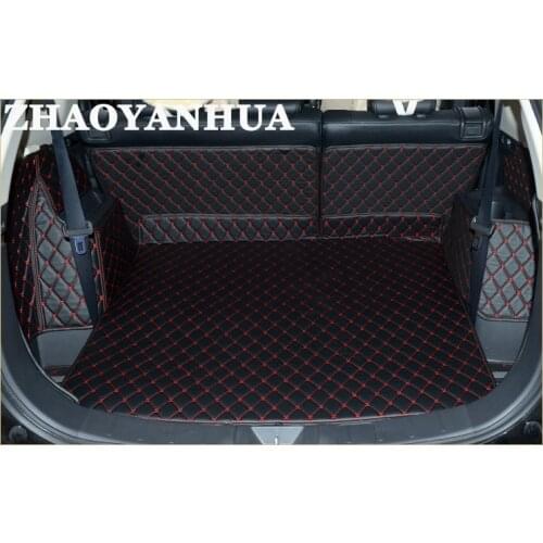 Custom fit car trunk mat for Mitsubishi Oulander Pajero sport Lancer ASX car styling all weather carpet floor liner