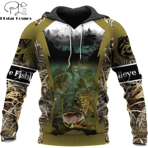 Beautiful Walleye Fishing Camo 3D All Over Printed Mens Autumn Hoodie Sweatshirt Unisex Street Casual Zip Jacket Pullover KJ559