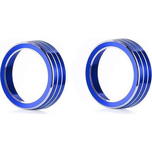 For 10Th Gen Honda Civic Air Condition Knob Cover Trims, Anodized Aluminum AC Switch Temperature Climate Control Rings for Civic
