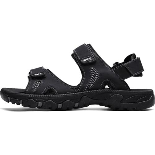 Sandal summer cuero roman in mens samool slippers luxury de for slip rubber platform on hombre beach 39 para s praia sandalia