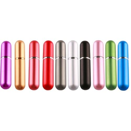 5ml Refillable Mini Perfume Spray Bottle Aluminum Spray Atomizer Portable Cosmetic Container Perfume Bottle Travel Accessories