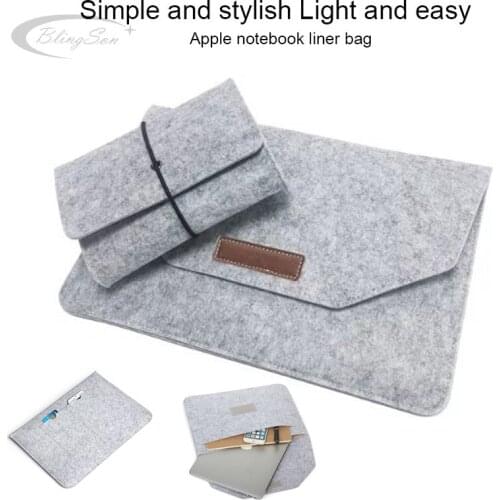 Soft Felt Sleeve Bag For Apple Macbook Air 13 Laptop Bag for Macbook Pro 13.3 Notebook Case Cover for All laptop 13 inch Bags