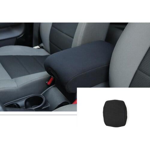 Car Interior Center Console Armrest Pad Cover For Jeep Wrangler JK 2007-2010