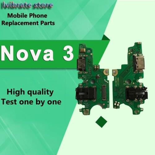 New For Huawei Nova 3 USB Charger board Port Flex Cable cover For Huawei Nova3 Nova 3 Dock Connector Charging Port board repair