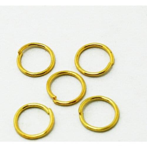 0.7x7mm Approx 650pcs/lot Gold Antique bronze Plated Open Jump Rings jewelry findings FQ008