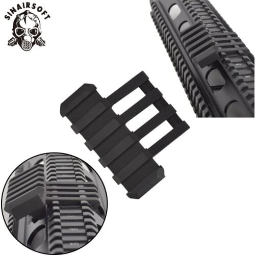 Tactical Low Profile Offset Picatinny Quad Rail Laser Sight Mount 5 Slots 45 Degree Offset Picatinny 20mm Rail Mount Paintball