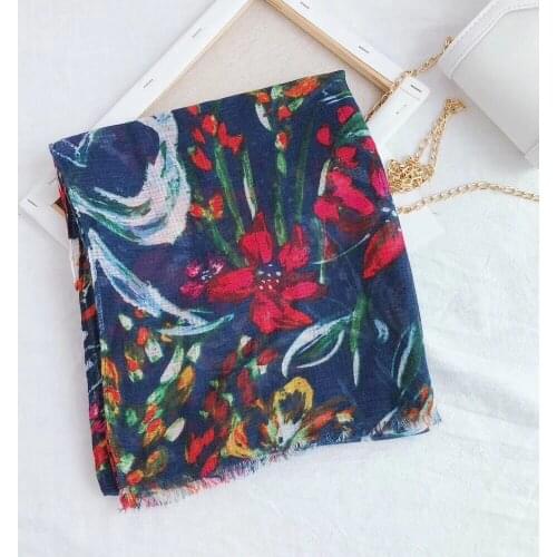 Scarves women 2019,cotton flower tassel scarf,summer printed head scarf,ponchos and capes,bohemian sjaal,bufanda mujer,echarpe