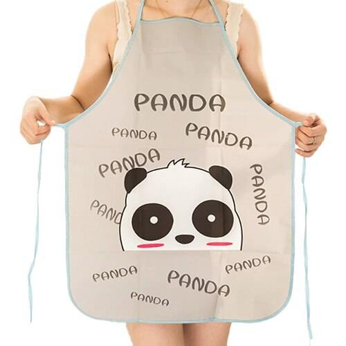 Women Cute Cartoon Waterproof Apron Kitchen Restaurant Cooking Bib Aprons