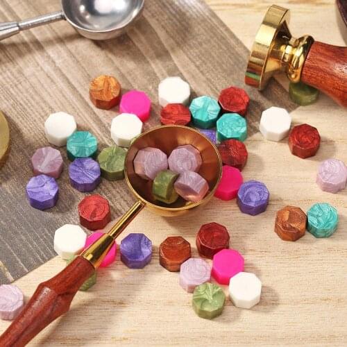 100pcs/lot Vintage Sealing Wax Tablet Pill Beads Granule/Grain/Strip Sticks for Envelope Wedding Wax Seal Ancient Sealing Wax