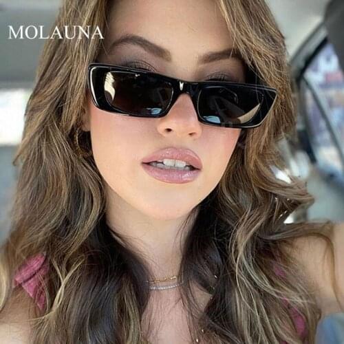 201 Popular Fashion Small Square Sunglasses Women Vintage Leopard Jelly Color Eyewear Men Trending Sun Glasses Shades UV400