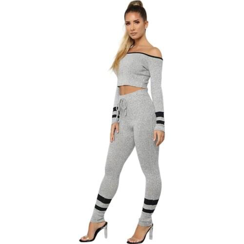 2 pcs Seamless Strapless Sport Suit Gym Workout Clothes Long Sleeve Fitness Crop Top Leggings Women Yoga Set