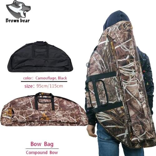 95cm 115cm Archery Compound Bow Pack Bow Bag Shoulder Holder Bow Case For Archery Hunting Protector Equipment