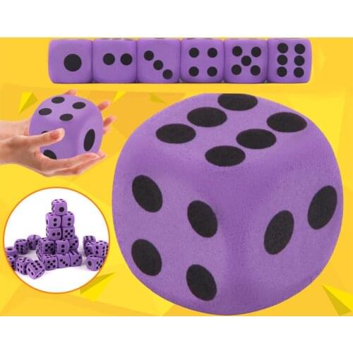 Giant Foam Dice EVA Foam Dice 3.8CM Suitable For Outdoor Game Dice Children Toys For Adults And Family Lawn Games Dice