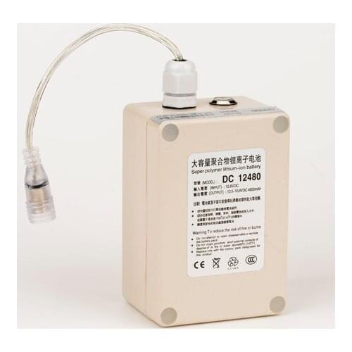 MasterFire Waterproof 12V 4800mah Super Powerful Rechargeable Portable Li-ion Battery Pack For CCTV Camera DC 12480