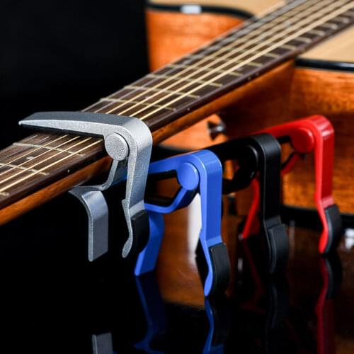 Metal Guitar Capo Clamp Key for 6 String Acoustic Classic Electric Guitar Change Tuning Clamp Key Musical Instrument Accessories