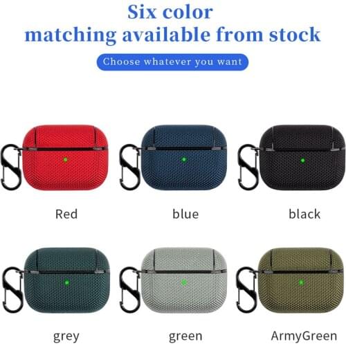 Nylon Cases For Apple Airpods pro Protective Bluetooth Wireless Earphone Cover For Apple Air Pods 1 2 Case for Airpods pro 2 1