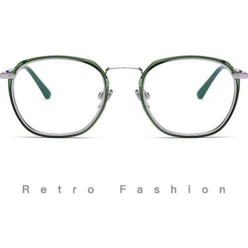 Reven TR90 Round Glasses Frame Men Women Vintage Prescription Eyeglasses Frame Myopia Optical Spectacles Retro Eyewear 1718063