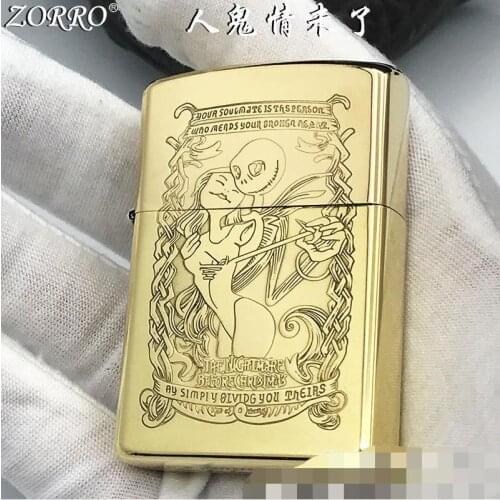 Zorro Oxidized Material To Play With The Fine gGhost Kerosene Windproof Lighters