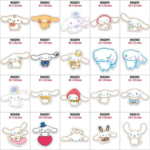 Planar resins 30 Pcs Japanese Cartoon dog flatback resin cabochon DIY materials