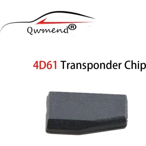 QWMEND 1PCS Transponder Chip ID61 Blank Ceramic 4D61 Chip for Mitsubishi Smart Car Key Chip T19 ID4D61 ID:4D(61)