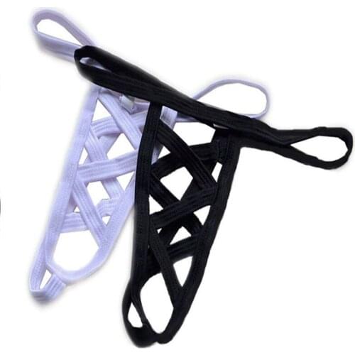 Man Sexy Underwear Gay Erotic G String Men Hollow Out Holes Thong Jockstrap String Homme Slip Homens Mens Thongs and G Strings