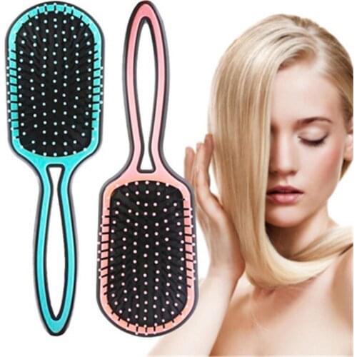Hair Brush ANTI-STATIC Massage Comb Bristle Nylon Women Wet Detangle Curly Hair Brush Salon Hairdressing Styling Curly Hair Comb