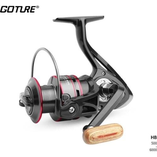 Goture Spinning Fishing Reel HB500-7000 Series Metal Spool Fishing Reel 8KG Max Drag For Carp Fishing Freshwater and Saltwater