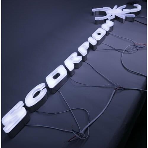 Led Illuminated Advertising Signs Logo Outdoor Led Electronic Signs Board Custom Led Sign