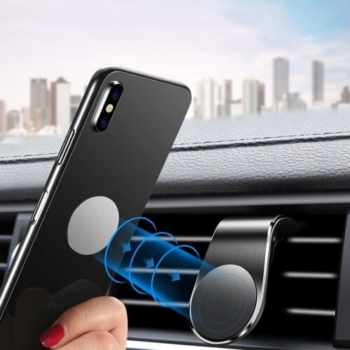 XMXCZKJ Magnetic Car Phone Holder for Phone Universal In Car Mobile Phone Mount Stand for IPhone X Samsung Xiaomi Tablets Smart