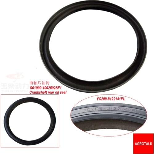 Crankshaft rear oil seal for Yuchai series engine, part number: S01000-1002502SF1 / 1005-01627