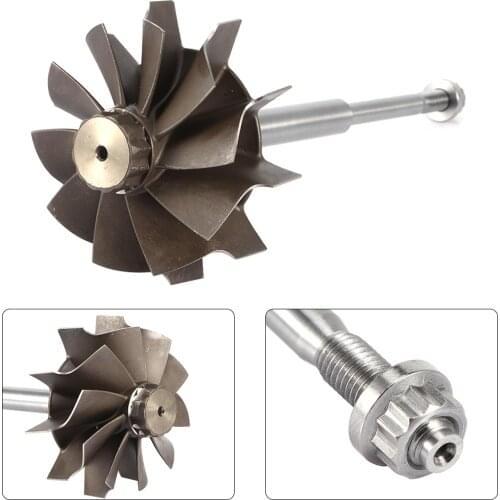 10 Blades Turbo Turbine Shaft Wheel Fit for Holset HX40 HX40W 67x76mm/2.6x3in