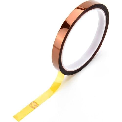 One-side Self-adhesive High Temperature Heat Resistant Polyimide AdhesiveTape correction tape office supplice 10mm x 33m